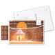 Schokoladen-Postkarte personalisierbar mit Logo oder Design