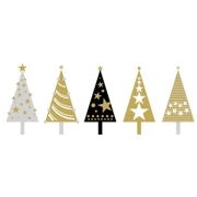Motiv Weihnachtsbäume Banderole Pralinenpackung: Wunsch-Motiv Weihnachtsbäume